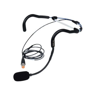 ‘XL’ EMic Sweat Proof Fitness Head Mic – Multimic 4 pin Mini XLR for Shure and other systems