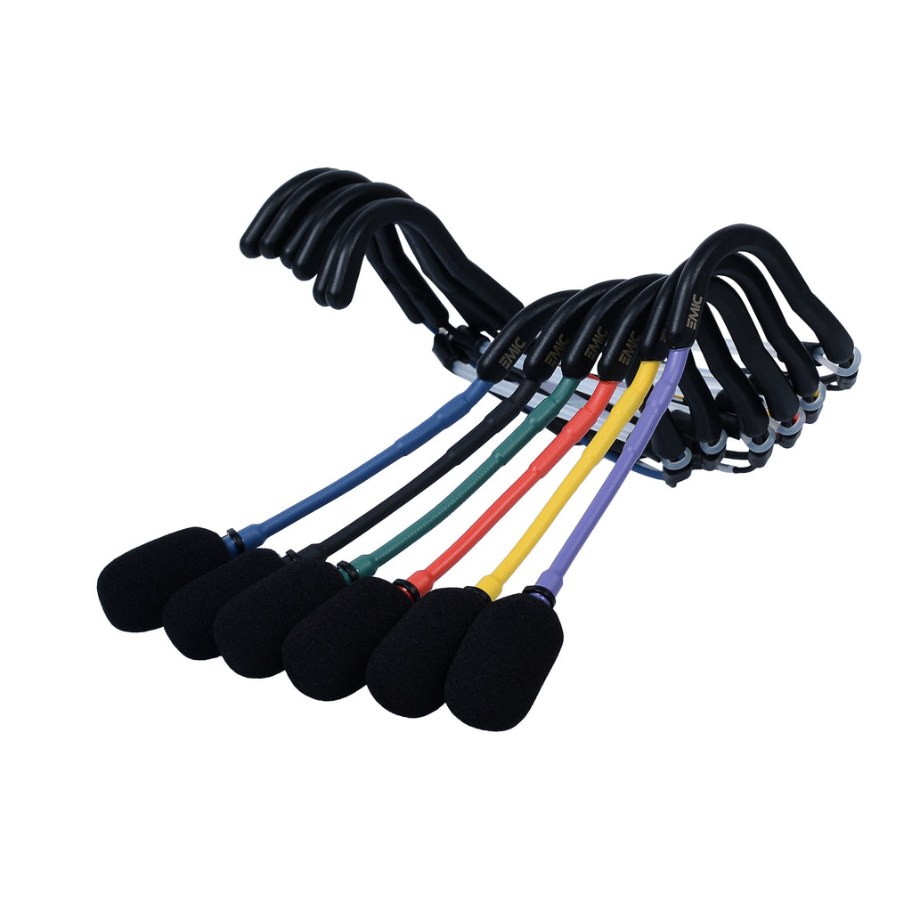 EMic Sweat Proof Fitness Head Mic  – Locking jack plug For Trantec or Sennheiser