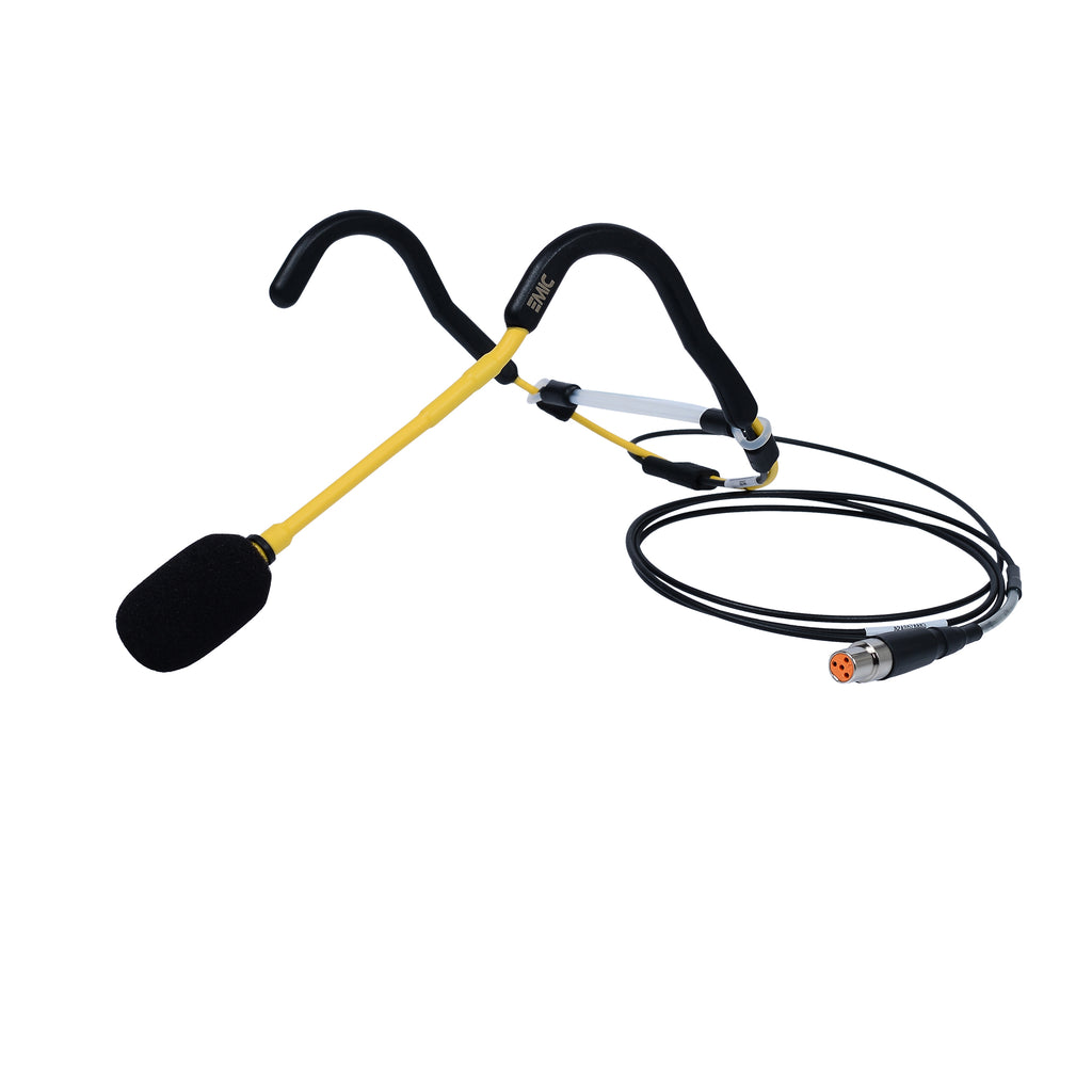 EMic Sweat Proof Fitness Head Mic  – Locking jack plug For Trantec or Sennheiser